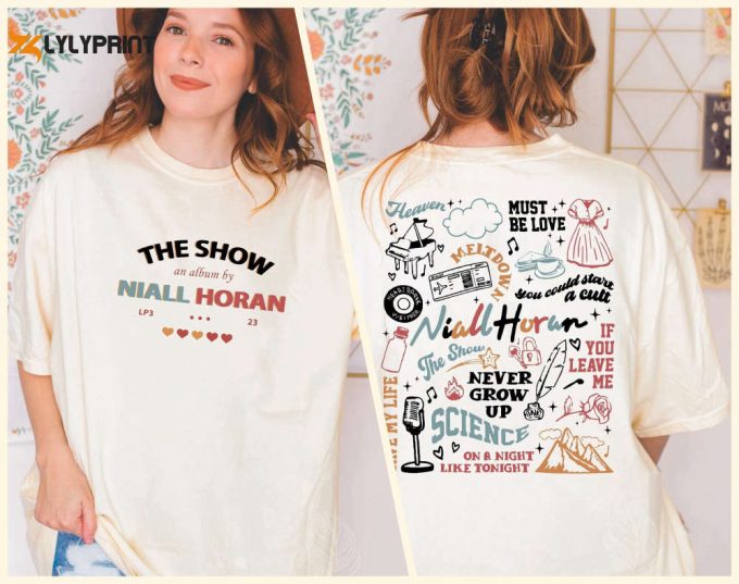 Niall Horan 2 Side Tshirt, The Show Album Track List 2 Sides Sweatshirt, For Men Women 1