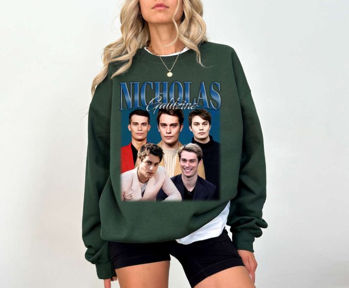 Nicholas Galitzine T-Shirt Nicholas Galitzine Shirt Nicholas Galitzine Tees Nicholas Galitzine Sweater Character Shirt Casual T-Shirt 4