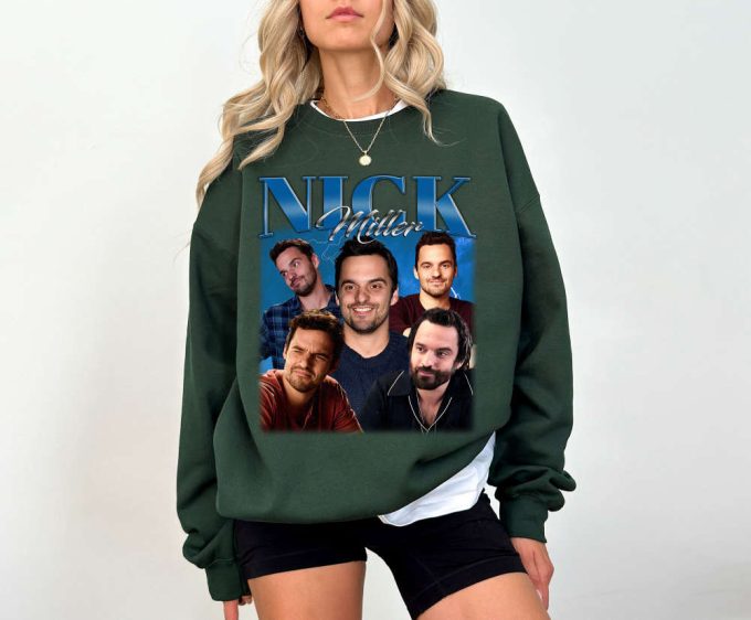 Nick Miller T-Shirt Nick Miller Shirt Nick Miller Tees Nick Miller Sweater Actor T-Shirt Famous T-Shirt Super Star Shirt 4