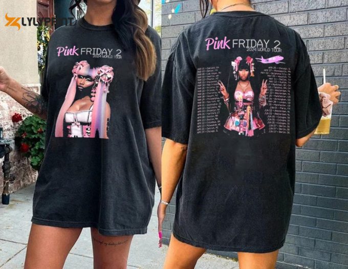 Nicki Minaj Friday 2 Tour Shirt, Nicki Minaj T-Shirt, Nicki Minaj Fan, Nicki Minaj Gift 1