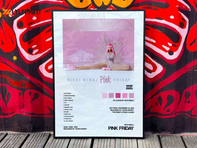 Nicki Minaj &Amp;Quot;Pink Friday&Amp;Quot; Album Cover Poster #2 1