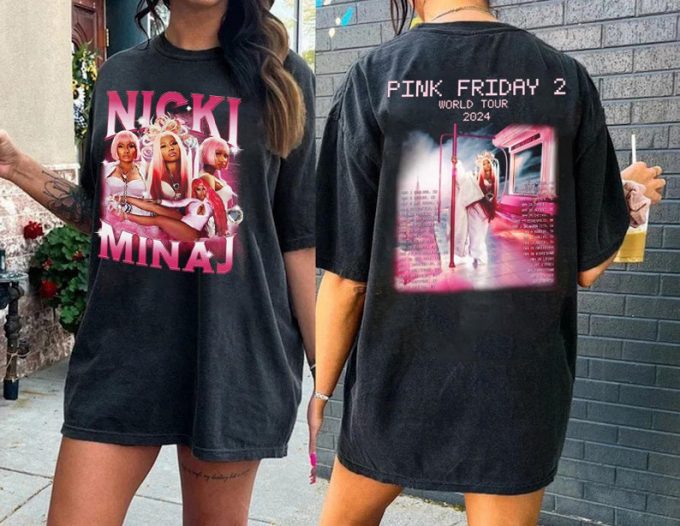 Nicki Minaj Tour 2024 Shirt, Nicki Minaj Rapper 90S Shirt, For Men Women 2