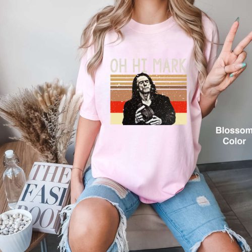 Oh Hi Mark Vintage Comfort Colors T Shirt – Funny Retro Unisex Tee Perfect Gift for Fans