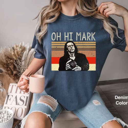 Oh Hi Mark Vintage Comfort Colors T Shirt: Funny Retro Unisex Gift Tee for Fans – Get Yours Now!