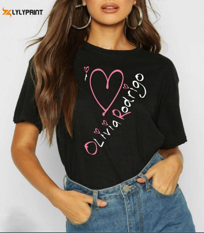 Olivia Rodrigo T-Shirt Sweatshirt Hoodie, I Love Olivia Rodrigo T Shirt 2024 Tour Music, Guts Olivia World Tour Shirt,Olivia Guts Tour Shirt 1