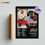 Outkast Posters / Speakerboxxx / The Love Below Poster / Album Cover Poster / Tracklist Poster, Custom Poster, Outkast, Stankonia, BLCK