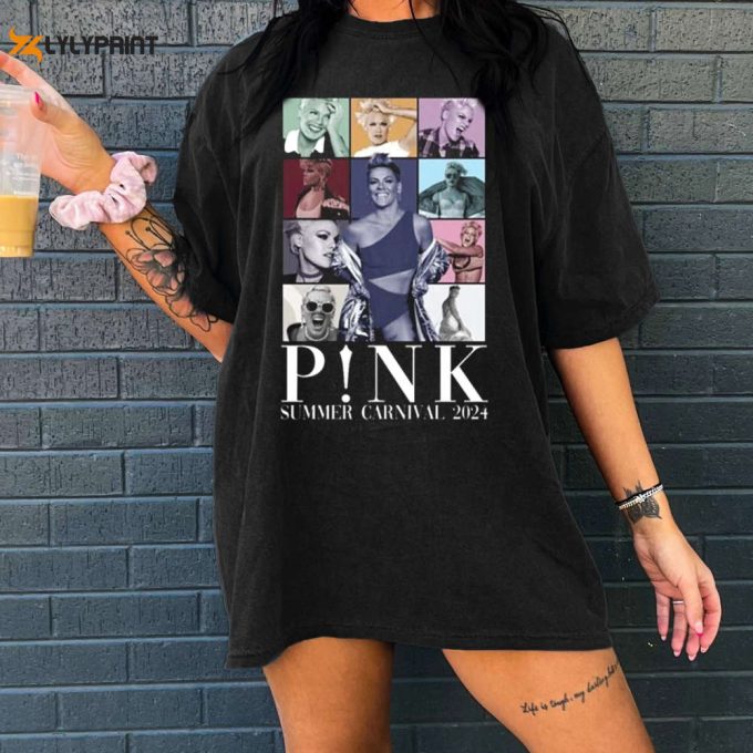 P!Nk Eras Tour Shirt, Pink Singer Summer Carnival 2024 Tour Shirt, For Men Women 1