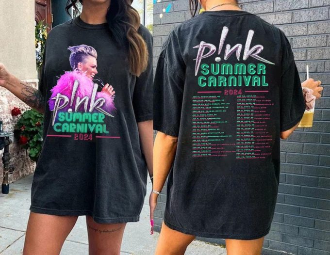 P!Nk Shirt, Pink Singer Summer Carnival 2024 Tour Shirt,Pink Fan Lovers Shirt, For Men Women 2