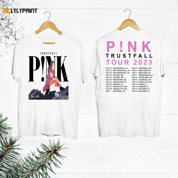 P!Nk Trustfall Album T-Shirt, Pink P!Nk Trustfall Tour 2024 Shirt, For Men Women 1