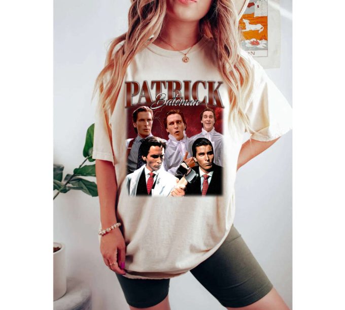 Patrick Bateman T-Shirt Patrick Bateman Shirt Patrick Bateman Tees Patrick Bateman Sweater Trendy Sweatshirt Couples T-Shirt 3