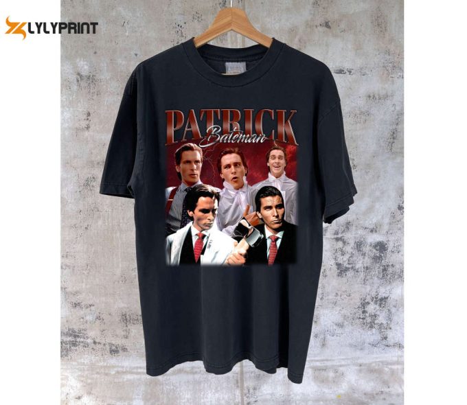 Patrick Bateman T-Shirt Patrick Bateman Shirt Patrick Bateman Tees Patrick Bateman Sweater Trendy Sweatshirt Couples T-Shirt 1