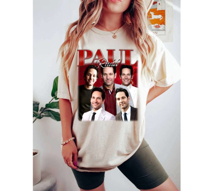 Paul Rudd T-Shirt Paul Rudd Shirt Paul Rudd Tees Paul Rudd Sweater Movie Sweater Movie Sweatshirt Retro Unisex T-Shirt 3