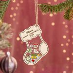 Personalized Baby’s First Christmas Ornament 2023 Personalized Birth Stats Baby Announcement Newborn New Baby Gift Baby Gift