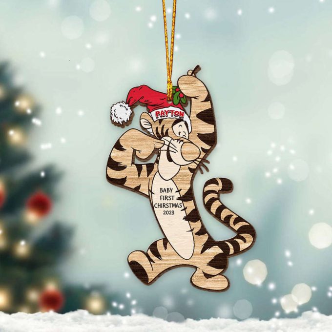 Personalized Baby'S First Christmas Ornament Christmas Winnie Pooh And Friends Ornament My First Christmas 2023 Gift Tigger Eeyore Piglet 4