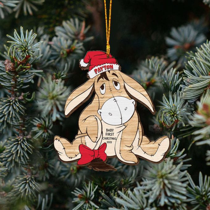 Personalized Baby'S First Christmas Ornament Christmas Winnie Pooh And Friends Ornament My First Christmas 2023 Gift Tigger Eeyore Piglet 5