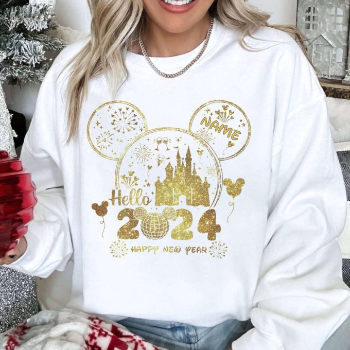 2024 Personalized Disneyland Family Vacation Shirt: Mickey &Amp; Friends New Year S Eve Trip 2