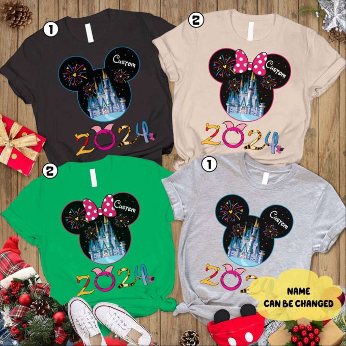 Personalized Disneyland Family Trip 2024 Shirt, Disneyland 2024 Vacation Shirts, Mickey Minnie Family Trip Tee, Disneyland Matching Shirts 2