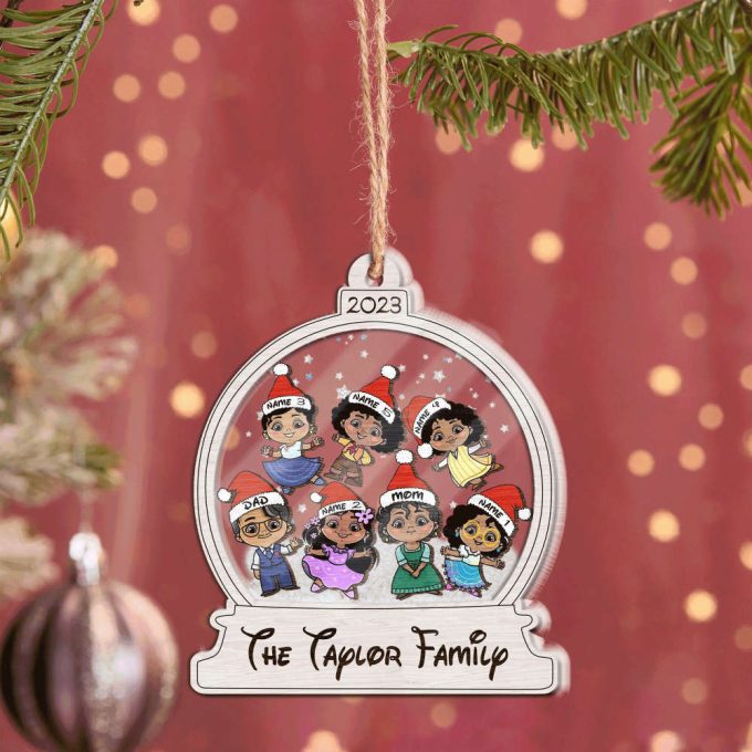 Personalized Encanto Family Ornament Christmas Encanto Ornament Disney Christmas Ornament Disney Encanto Christmas Tree Ornaments 3