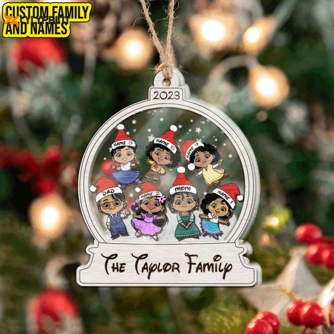 Personalized Encanto Family Ornament Christmas Encanto Ornament Disney Christmas Ornament Disney Encanto Christmas Tree Ornaments 1