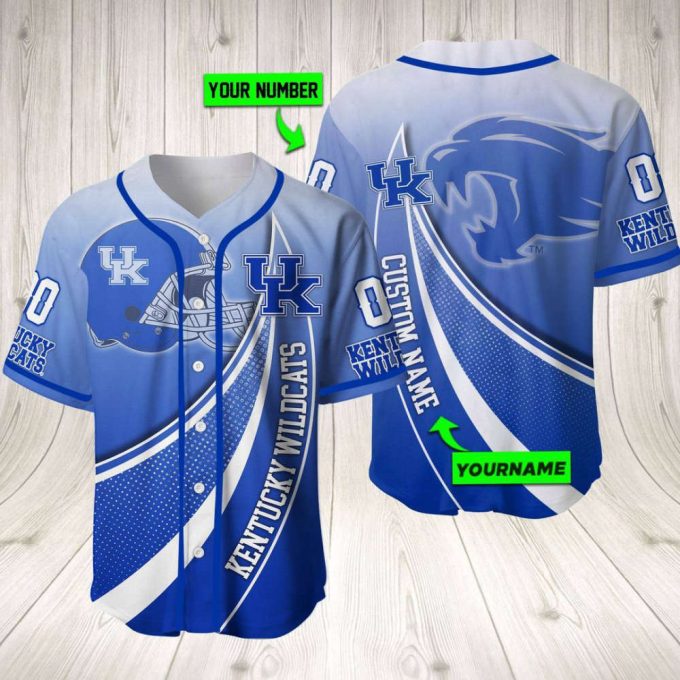 Personalized Kentucky Wildcats Baseball Jersey Baseball Jersey Mascot Gift For Men Women 2