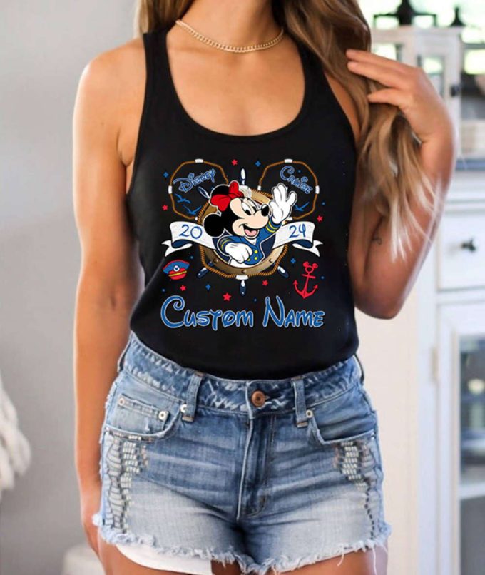 2024 Personalized Mickey And Friends Cruise Shirt Disneyland &Amp; Disneyworld Family Vacation Tees 2