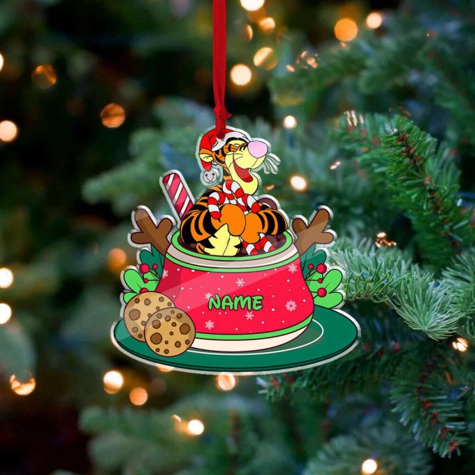 Personalized Name Disney Winnie The Pooh Ornament Pooh And Friends Ornament Gift For Christmas Disney Christmas Ornament 2