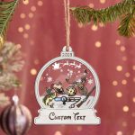 Personalized Name Hunting Ornament Hunting Ornament Gift for Deer Hunting Lovers Hunter Christmas Ornament Hunter Gif