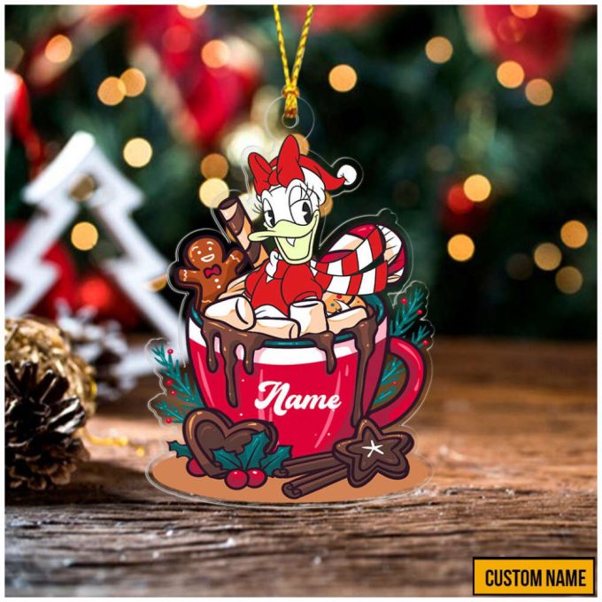 Personalized Name Mickey And Friends Ornament Gift For Christmas Christmas Cup Tea Ornament Minnie Daisy Donald Goofy Pluto 4