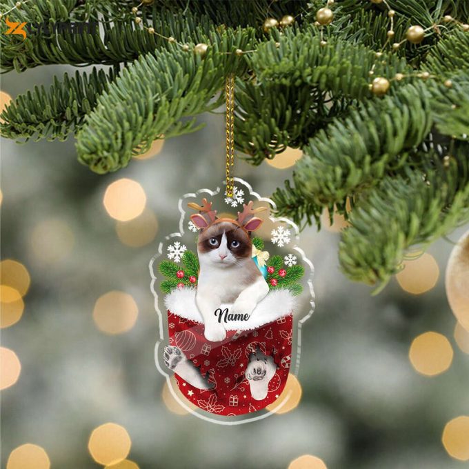 Personalized Pet Ornament Custom Cat Ornament Photo Ornament Gift For Cat Cat Christmas Ornament Christmas Tree Decor 1