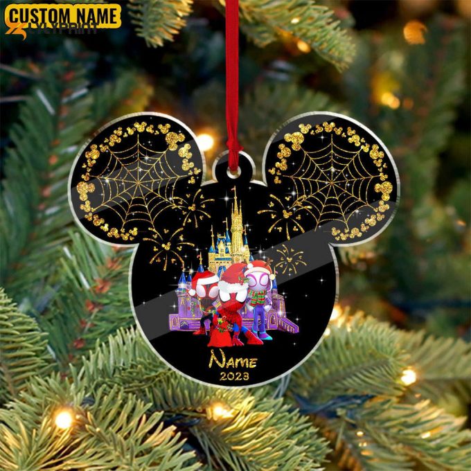Personalized Spidey And His Amazing Friends Ornament Disney Spidey Christmas Spidey Ornament Mickey Head Ornamentchristmas Tree Ornament 1