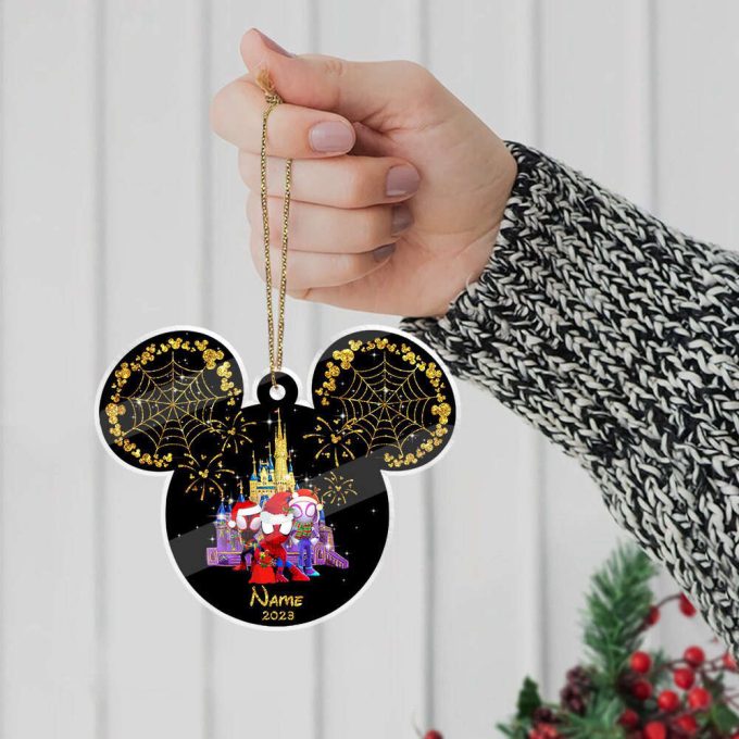 Personalized Spidey And His Amazing Friends Ornament Disney Spidey Christmas Spidey Ornament Mickey Head Ornamentchristmas Tree Ornament 2
