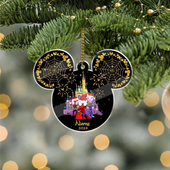 Personalized Spidey And His Amazing Friends Ornament Disney Spidey Christmas Spidey Ornament Mickey Head Ornamentchristmas Tree Ornament 4