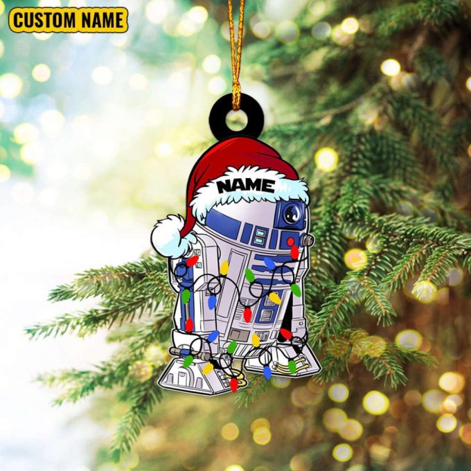Personalized Star Wars Characters Ornament Christmas Star Wars Ornament Christmas Baby Ornament Darth Vader Gift Yoda Ornament R2-D2 Bb-8 6