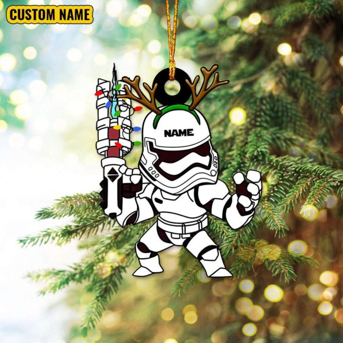 Personalized Star Wars Characters Ornament Christmas Star Wars Ornament Christmas Baby Ornament Darth Vader Gift Yoda Ornament R2-D2 Bb-8 7