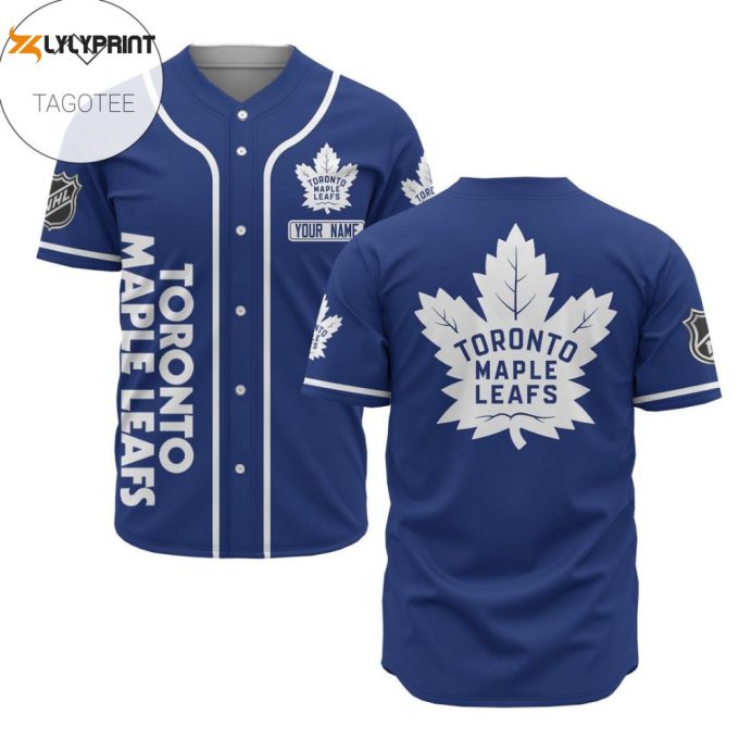 Personalized Toronto Maple Leafs Baseball Jersey Custom For Fans Bj0129 1