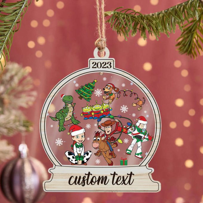 Personalized Toy Story Ornament Woody Buzz Lightyear Ornament Pixar Christmas Ornament Disney Toy Story Ornament Gift Christmas Tree 3