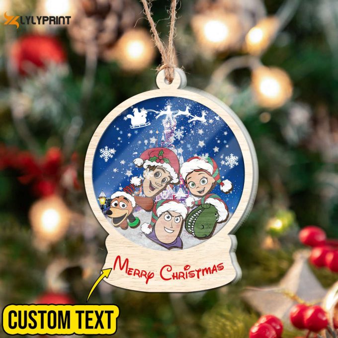 Personalized Toy Story Ornament Woody Buzz Lightyear Ornament Pixar Christmas Ornament Disney Toy Story Ornament Gift Christmas Tree 1