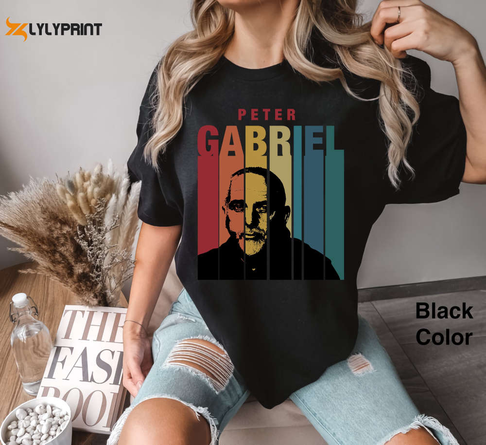 Peter Gabriel Retro Vintage T-Shirt: Funny Music Band Tee for Friends Peter Gabriel Retro Vintage T-Shirt: Funny Music Band Tee for Friends