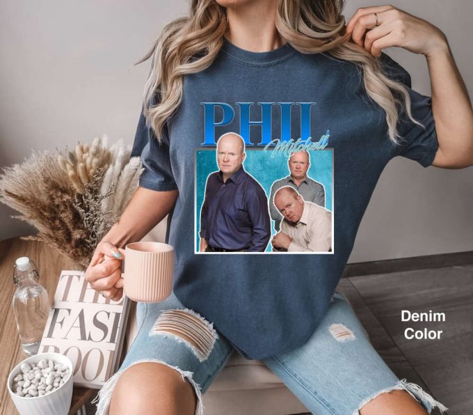 Retro Phil Mitchell Homage T-Shirt: Steve Mcfadden Eastenders Bbc Soap Opera Fans 2024 2