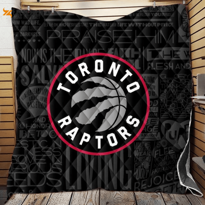 Popular Basketball Team Toronto Raptors 3D Full Printing Quilt Home Decor 2024 Gifts Home Decor 2024 Gifts 1