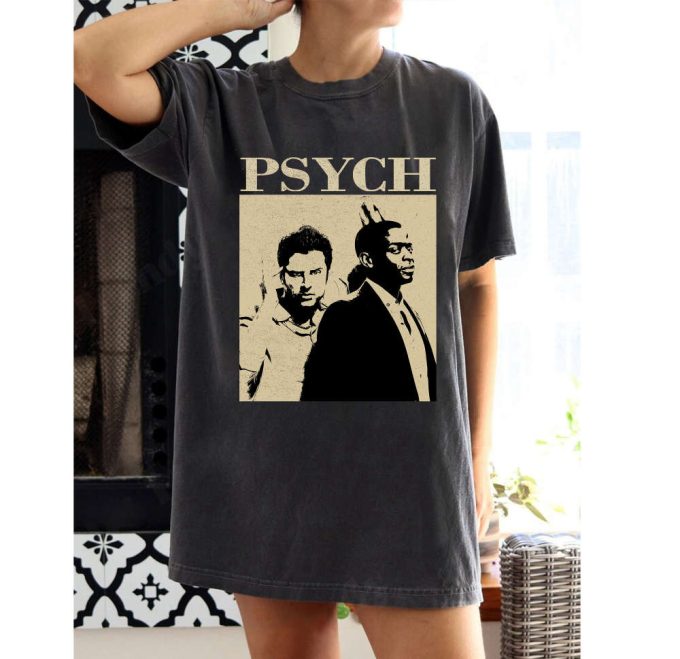 Psych Movie T-Shirt Psych Movie Psych Shirt Psych Hoodie Psych Tees Psych Sweatshirt Movie Sweatshirt Retro T-Shirt 2