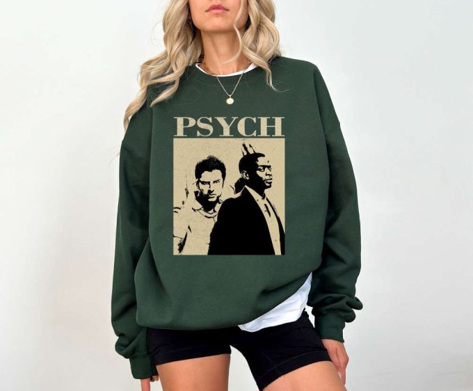 Psych Movie T-Shirt Psych Movie Psych Shirt Psych Hoodie Psych Tees Psych Sweatshirt Movie Sweatshirt Retro T-Shirt 3