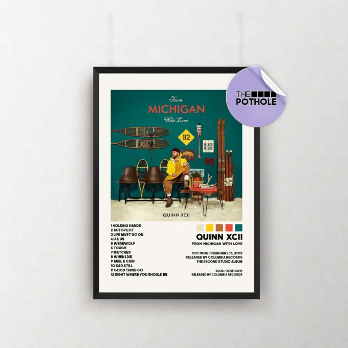 Quinn Xcii Posters, From Michigan With Love Poster Album Cover Poster, Print Wall Art, Custom Poster, Home Decor, Quinn Xcii 2