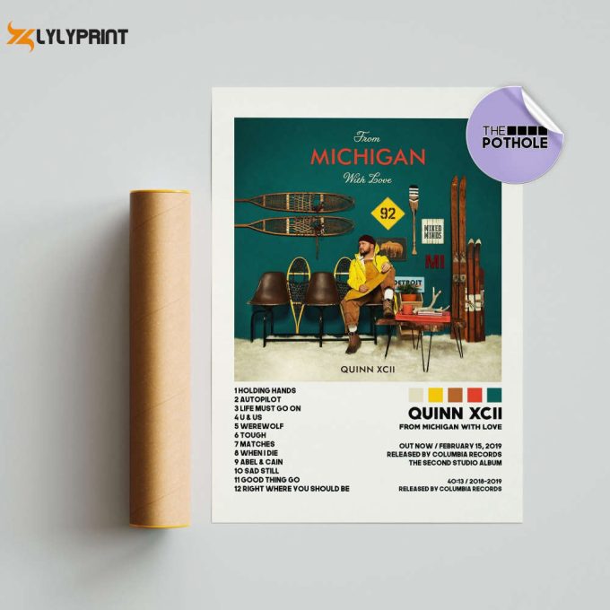 Quinn Xcii Posters, From Michigan With Love Poster Album Cover Poster, Print Wall Art, Custom Poster, Home Decor, Quinn Xcii 1