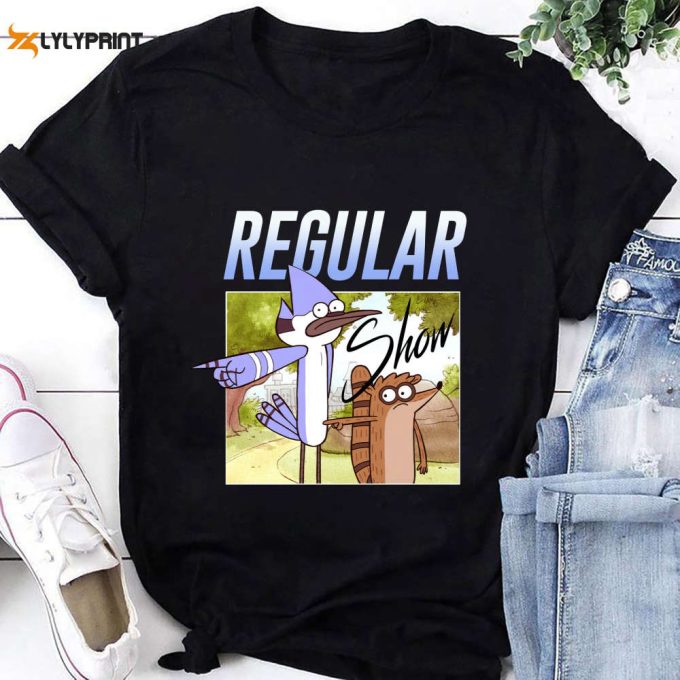 Regular Show Mordecai And Rigby T-Shirt, Regular Show Shirt For Men Women 1