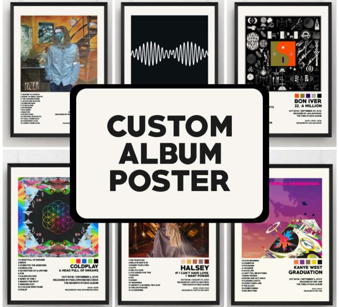 Request Your Own Album Choice / Custom Album Poster / Album Cover Posters / Album Art / Prints / Gift Idea 2