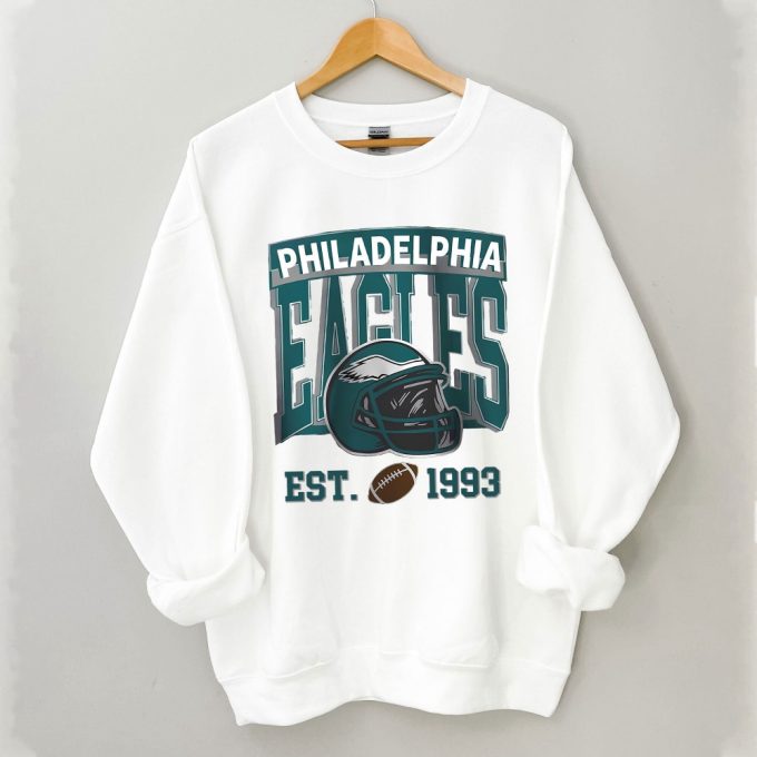 Retro Eagles T Shirt, Philadelphia Eagle Football Sweatsshirt, Philadelphia Eagle Hoodie Gift For Fan, Vintage Eagles 1993 Unisex Shirt 3