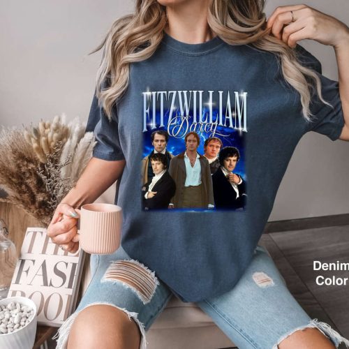 Retro Fitzwilliam Darcy Comfort Colors Shirt, Fitzwilliam Darcy Shirt, Fitzwilliam Darcy Shirt, Pride and Prejudice Shirt, Retro Vintage Tee