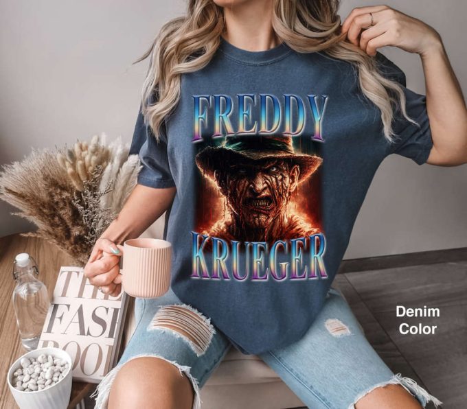 Retro Freddy Krueger Comfort Colors Shirt - Funny Gift For Nightmare On Elm Street Fan 3