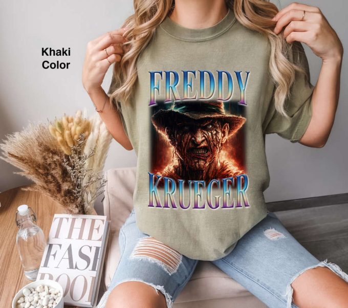 Retro Freddy Krueger Comfort Colors Shirt - Funny Gift For Nightmare On Elm Street Fan 4